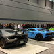 L-R, Lamborghini Huracan Performante, Aventador S, Huracan Spyder